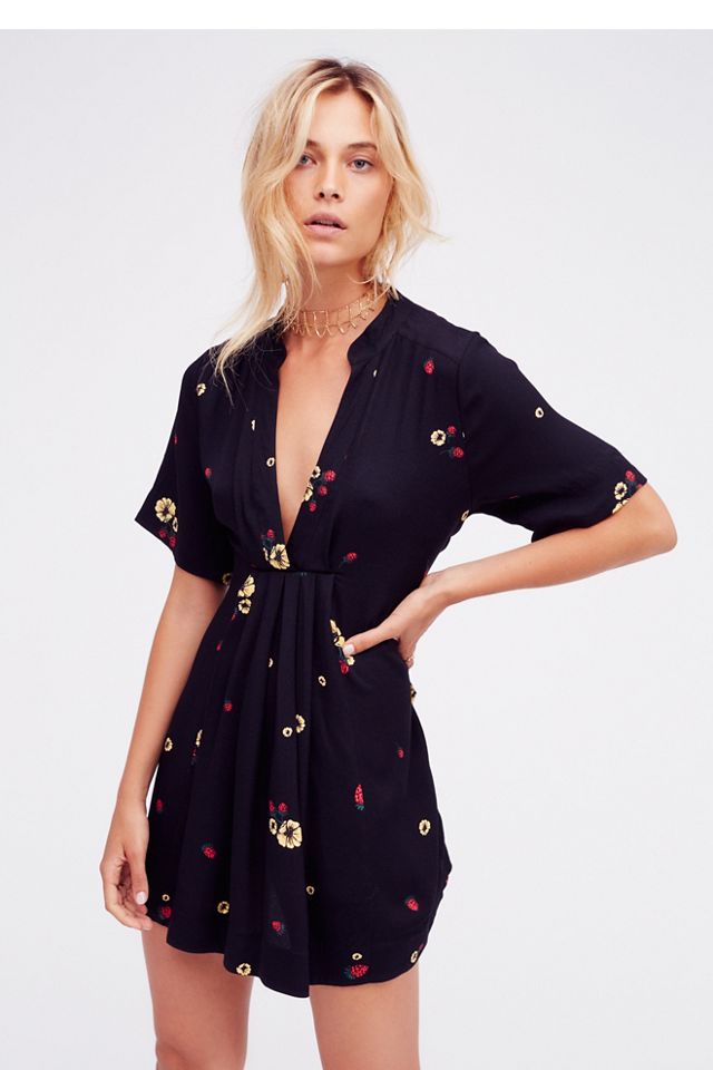 Berry Lovely Printed Dress | Free People UK