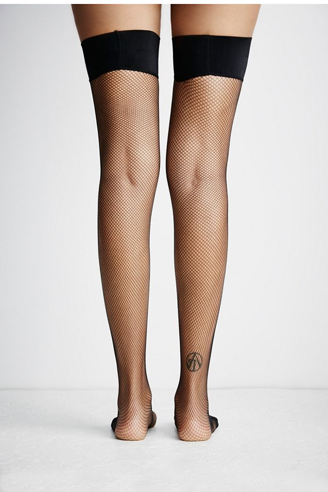 Seraphina Fishnet Thigh High Sock #3