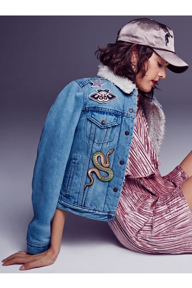 Trucker Movin’ and Shakin’ Denim Sherpa Jacket 