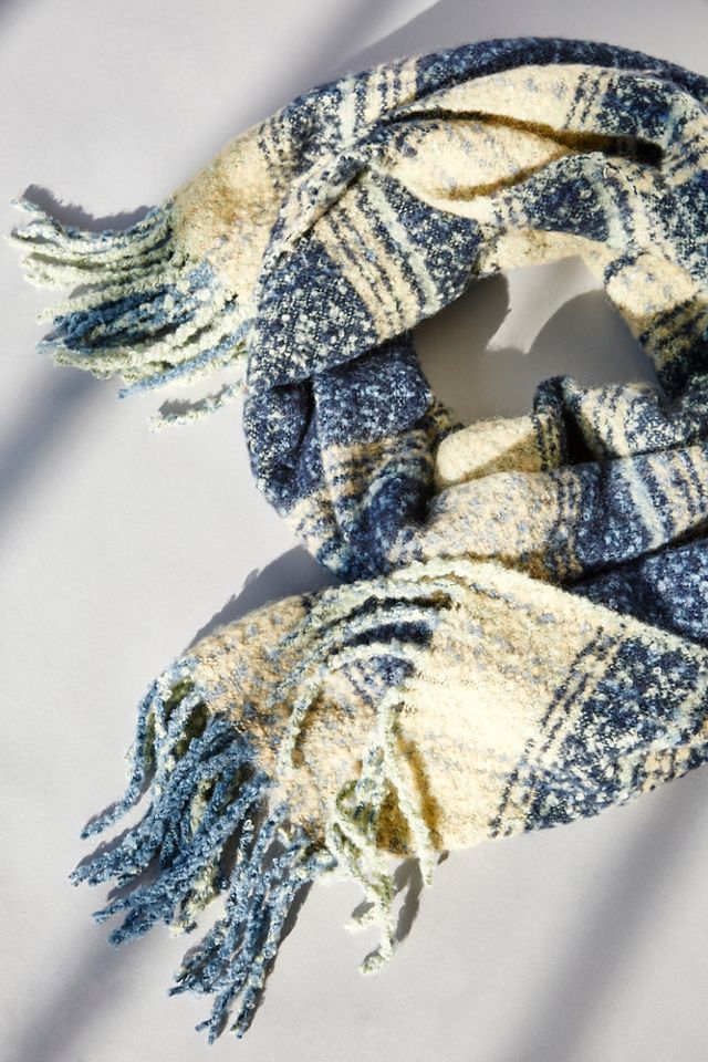 Loveland Plaid Fringe Scarf #4