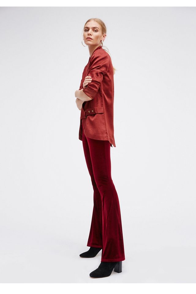 Float Away Velvet Solid Flare