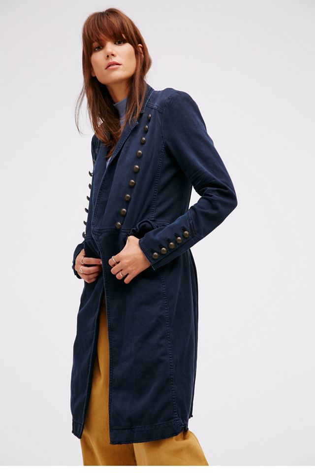 Washed And Rugged Military Jacket #1