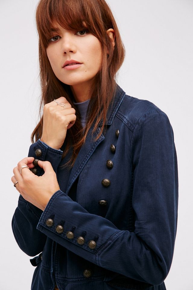 Washed And Rugged Military Jacket #3