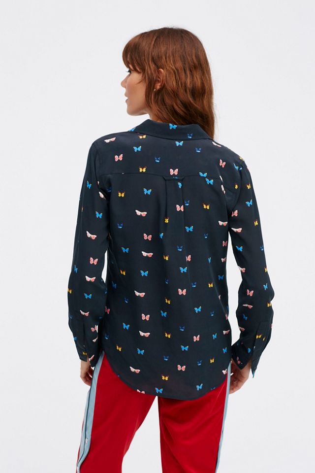 Butterfly Silk Blouse #1