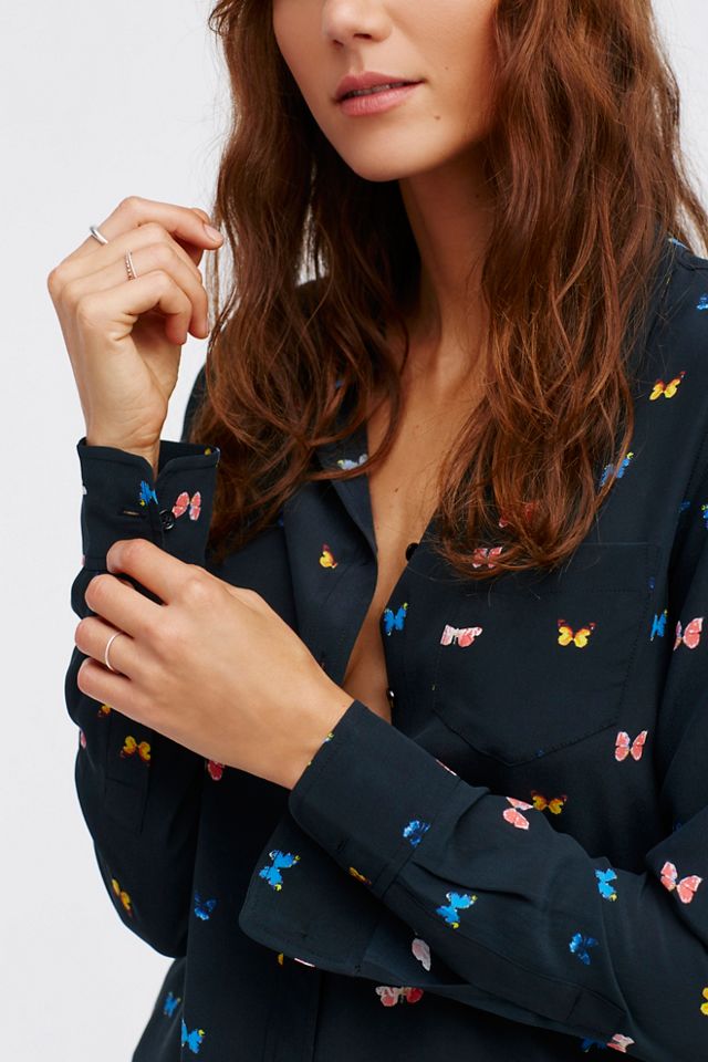 Butterfly Silk Blouse #2