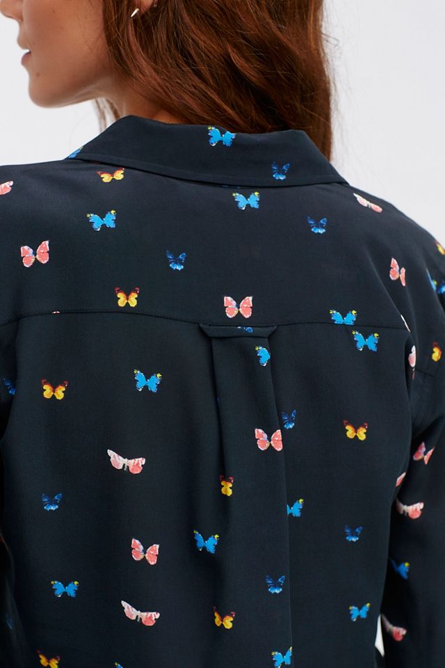 Butterfly Silk Blouse #3