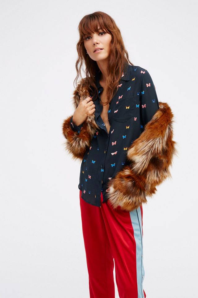 Butterfly Silk Blouse #4
