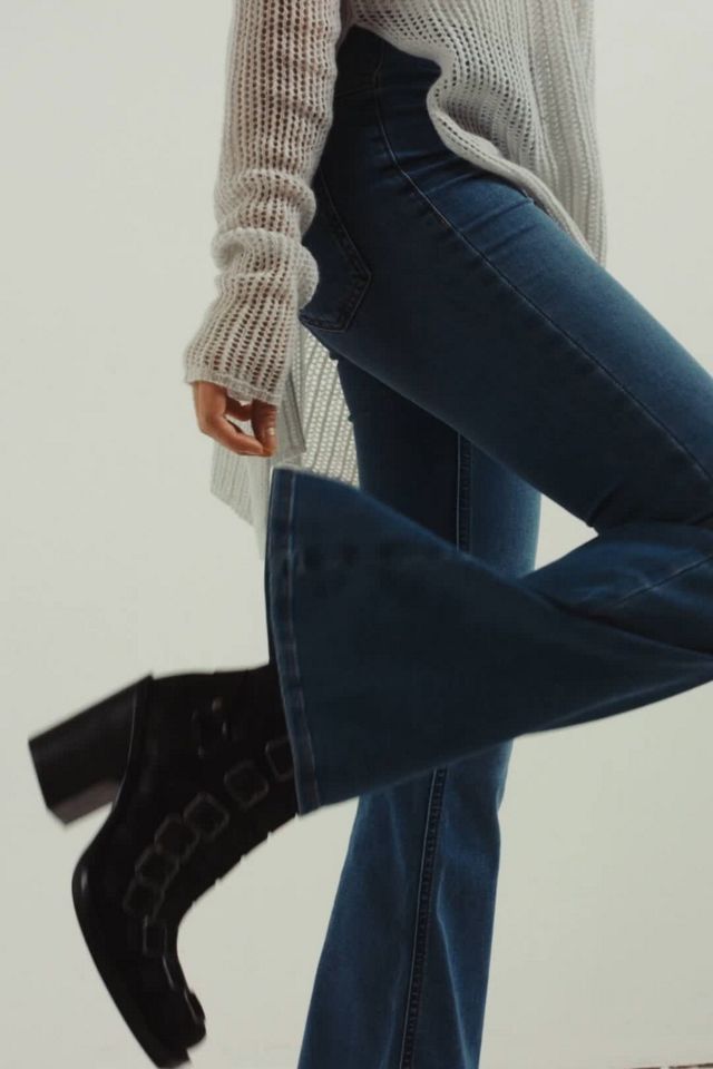 We The Free Penny Pull-On Flare Jeans | Free People