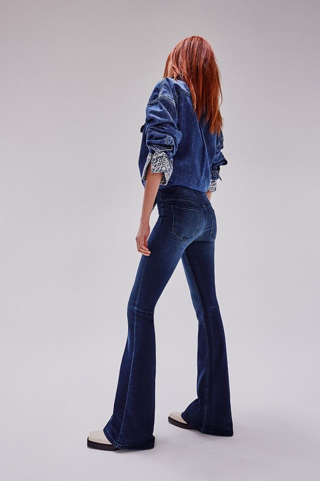 We The Free Penny Pull-On Flare Jeans | Free People