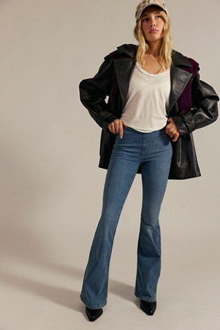 Free People ★ We The Free Mirage Printed Pull-On Jeans We The Free Mirage Printed Pull-On Jeans at MarketFair