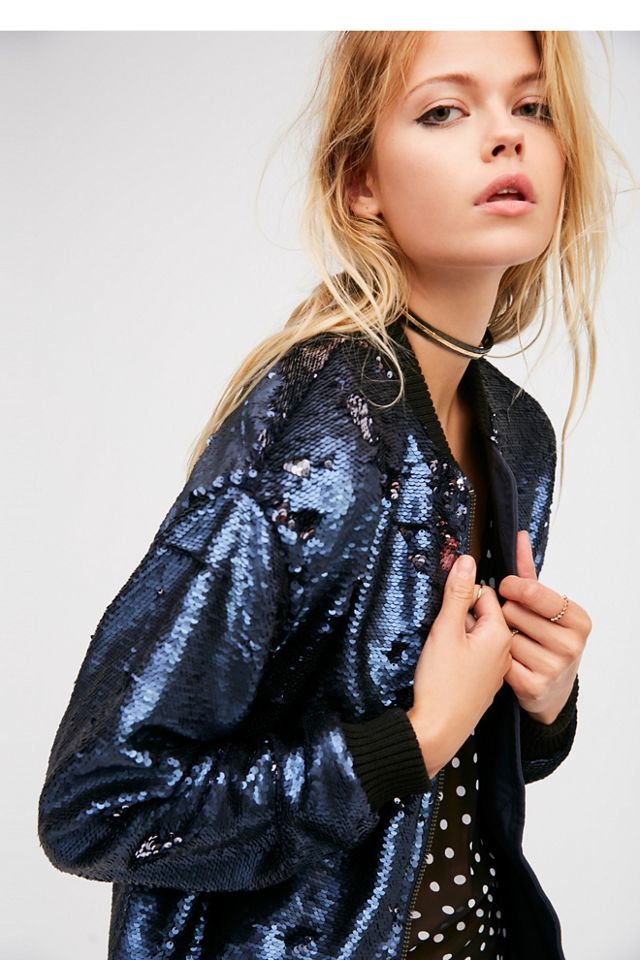 Sequin Bomber #1