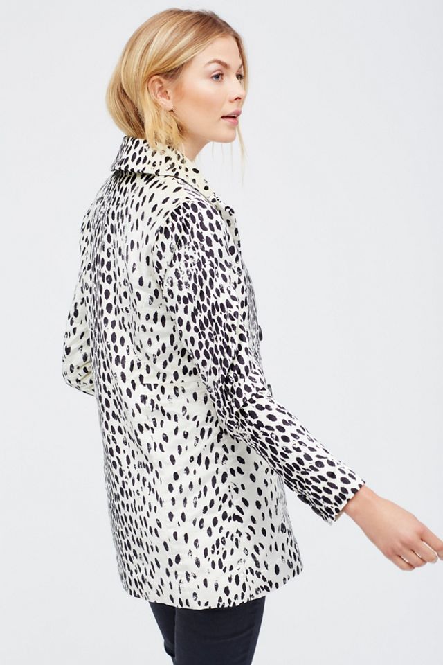 Leopard Print Fur Coat #1