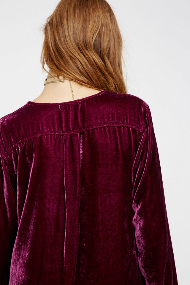 She's Got It Velvet Shirt Dress #3