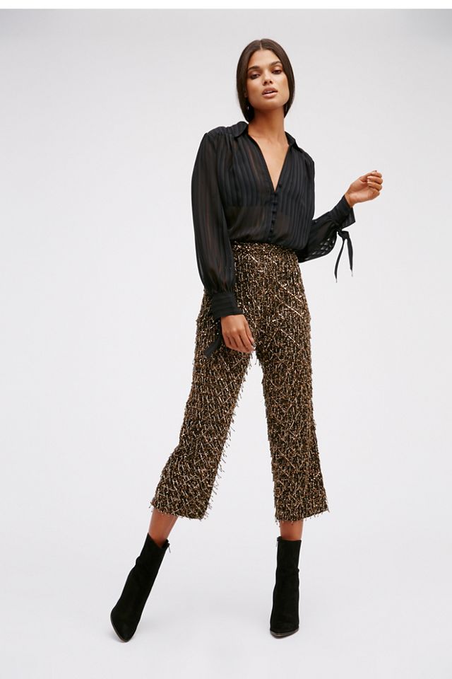 No Hassle Tassel Trouser #1