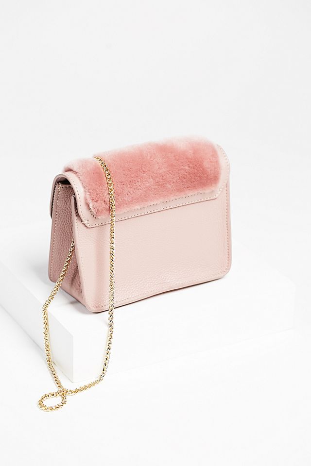 Audrey Shearling Clutch #2