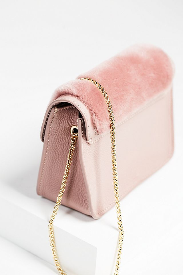 Audrey Shearling Clutch #4