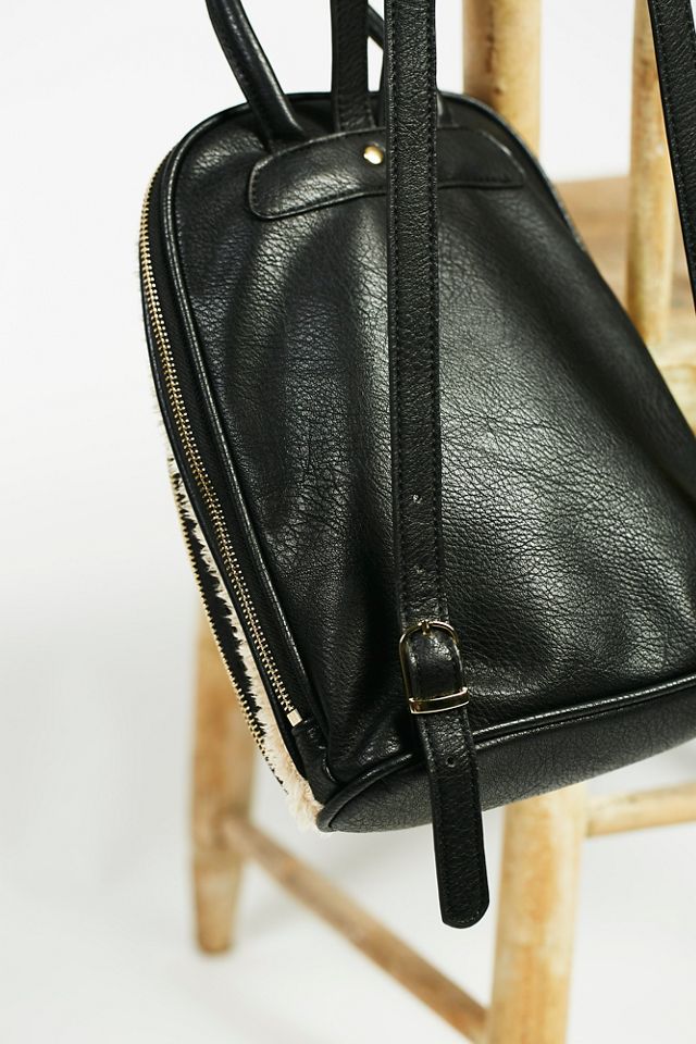 Lyra Faux Fur Backpack #4