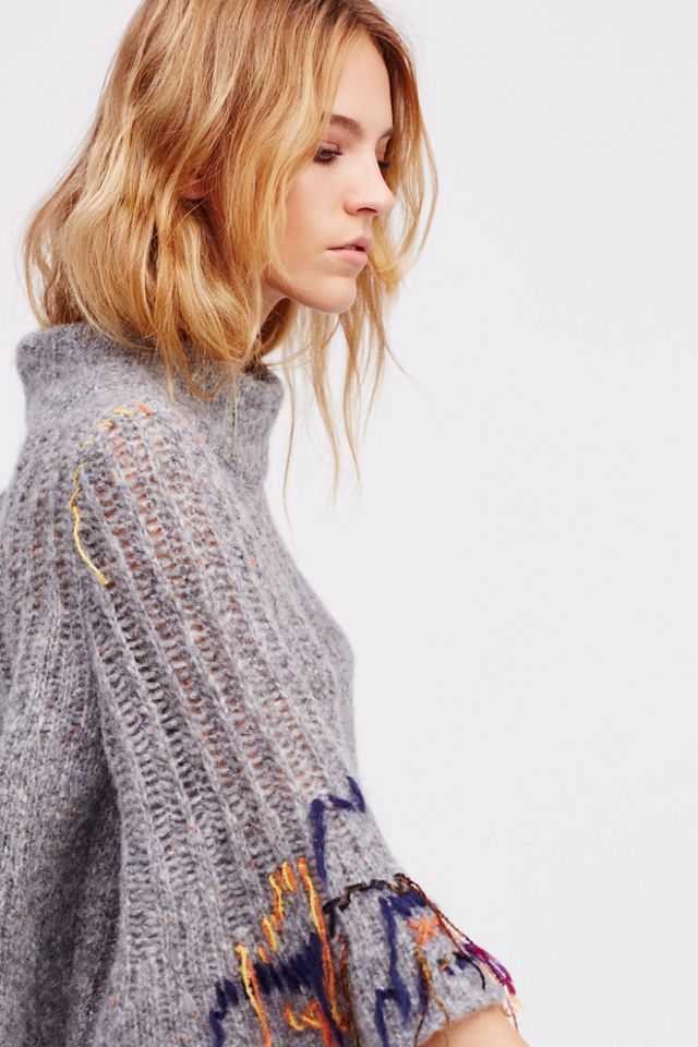 Touch Of Fringe Pullover #2