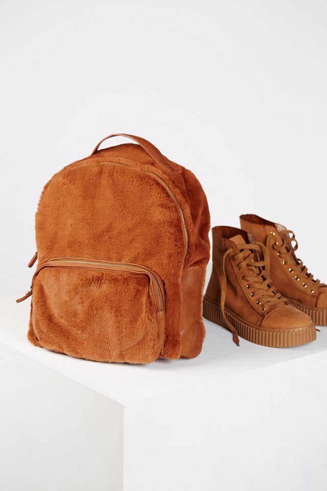 Russo Faux Fur Backpack #1