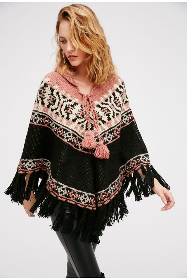 High Life Fair Isle Poncho #2