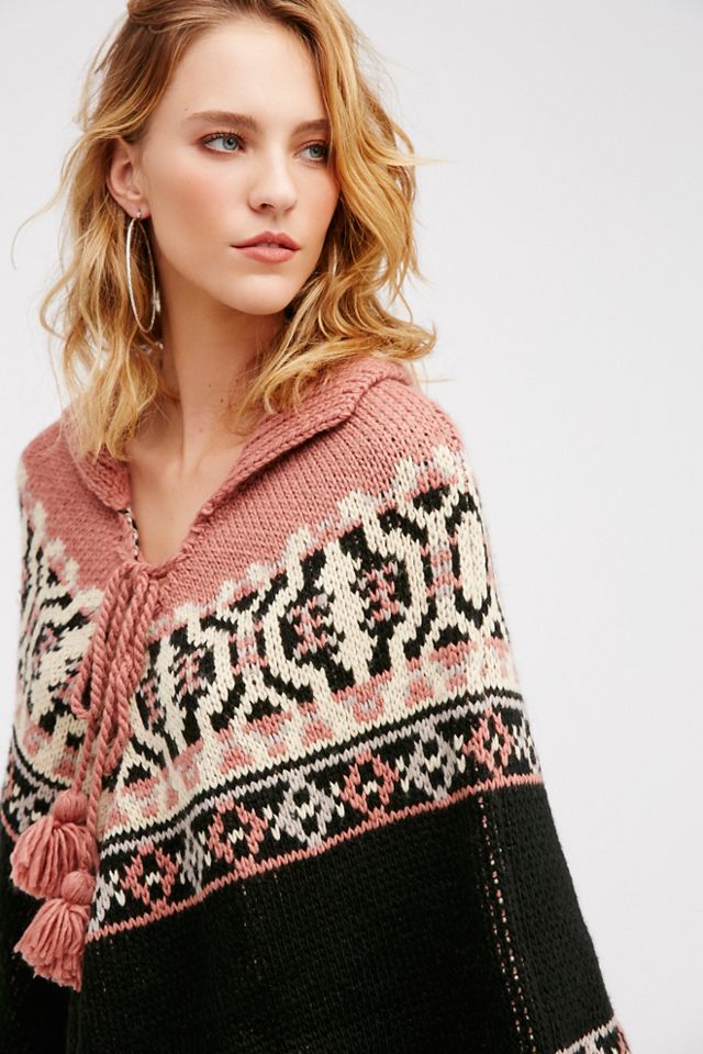 High Life Fair Isle Poncho #4