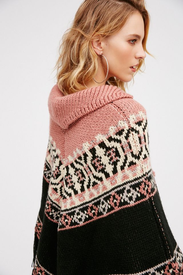 High Life Fair Isle Poncho #5