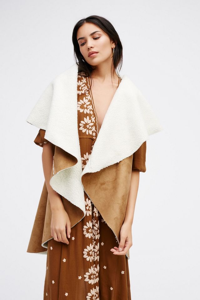 Brown Sugar Vegan Suede Vest #3