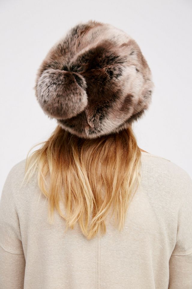 Faux Fur Slouchy Beanie #1