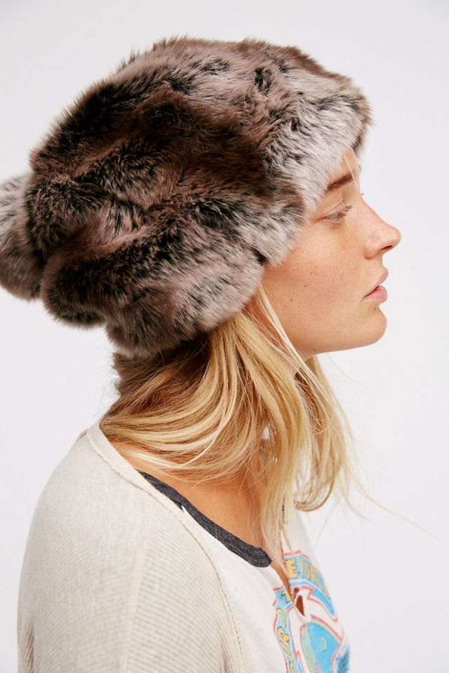 Faux Fur Slouchy Beanie #2