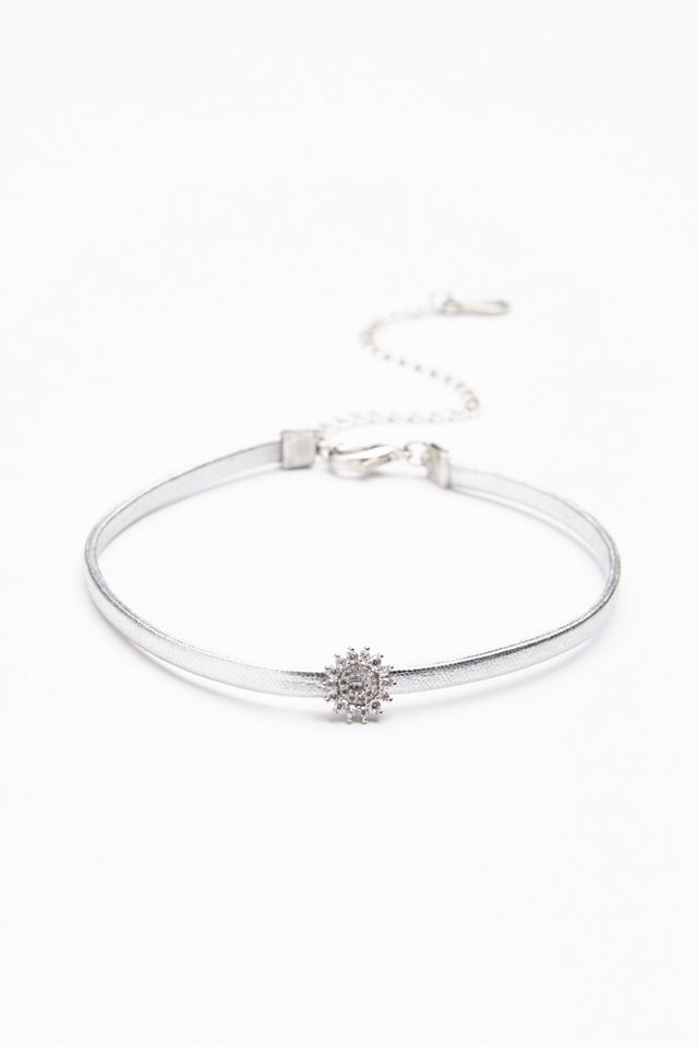 Alice Leather Charm Choker #1