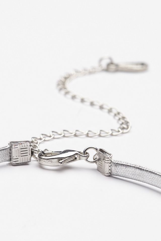 Alice Leather Charm Choker #2