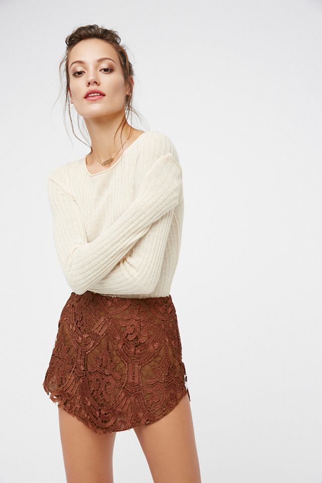 Malabar Lace Mini Skirt #1