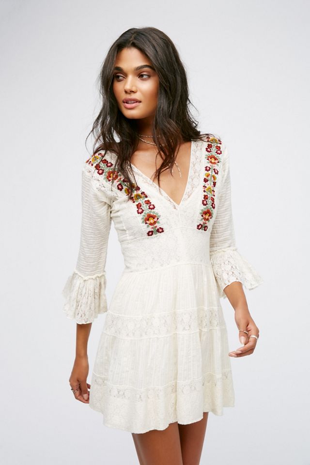 Free people 2024 lace white dress