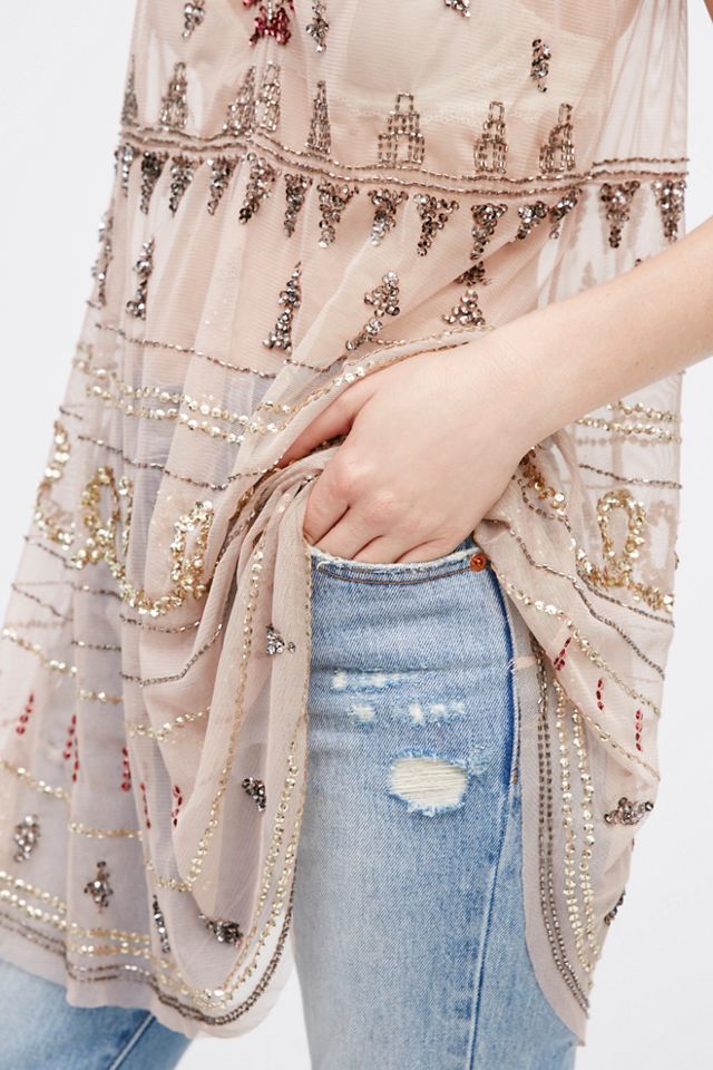 Embellished Shirt Tail Slip #4