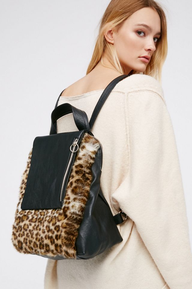 Dominique Faux Fur Backpack | Free People