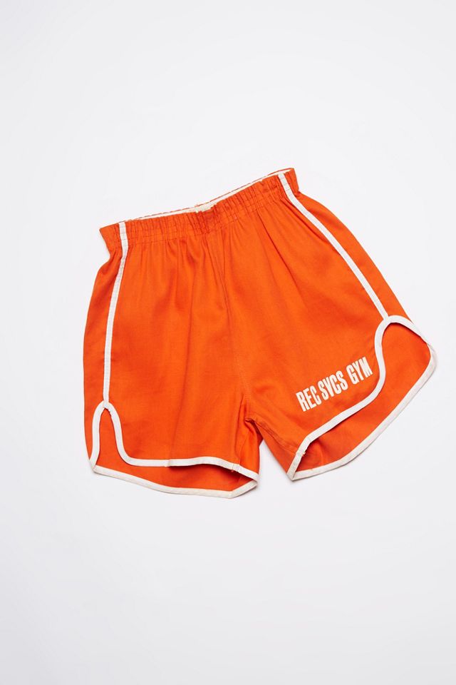 70s Red Gym Shorts 