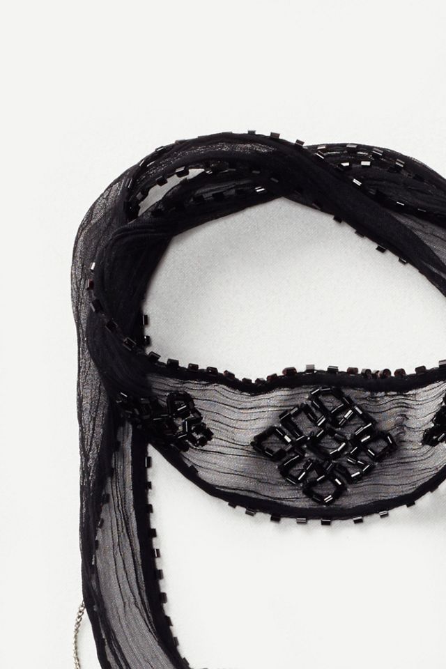 Diamond Embellished Neck Tie #2