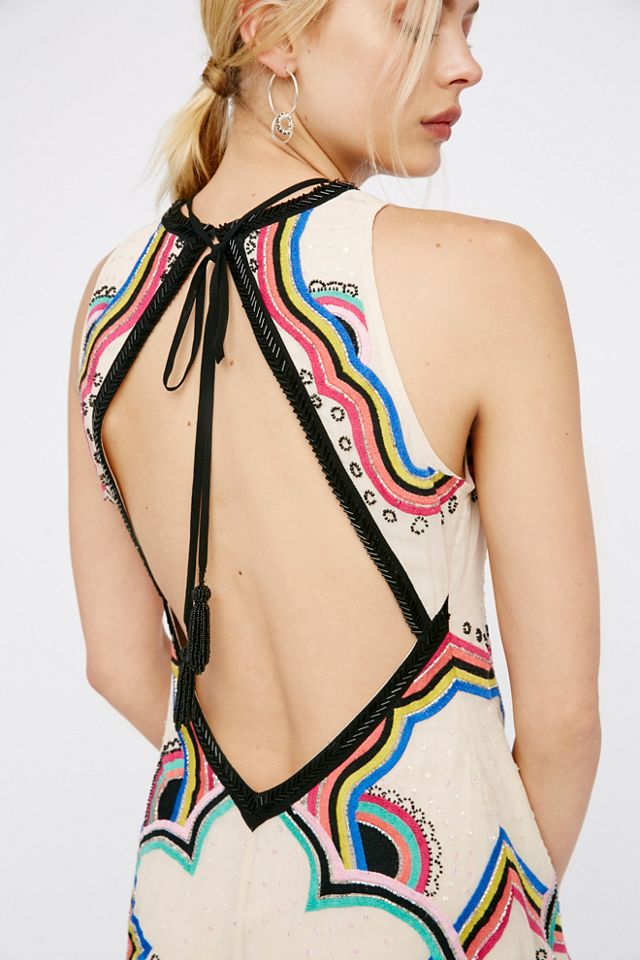 Far Out Embroidered Midi Dress #3