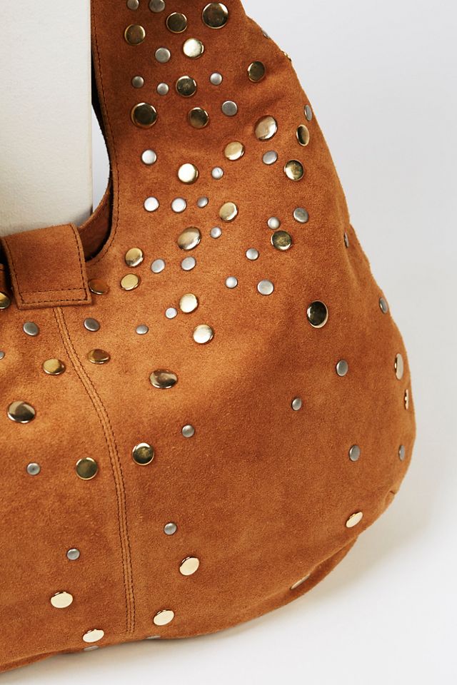 Clyde Studded Suede Hobo #3