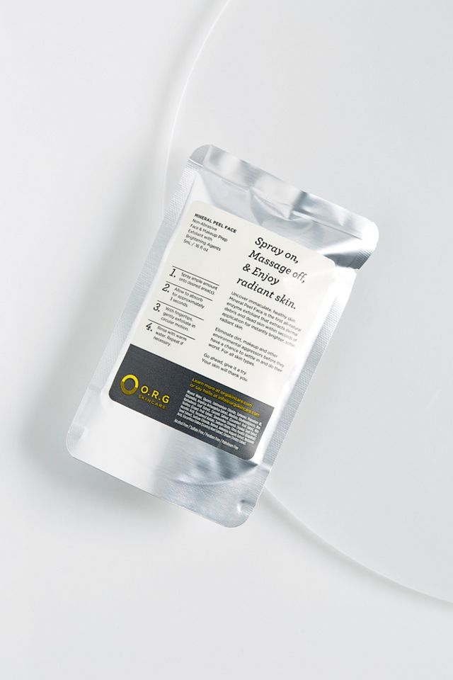 O.R.G Skincare Travel Size Mineral Peel Face #1