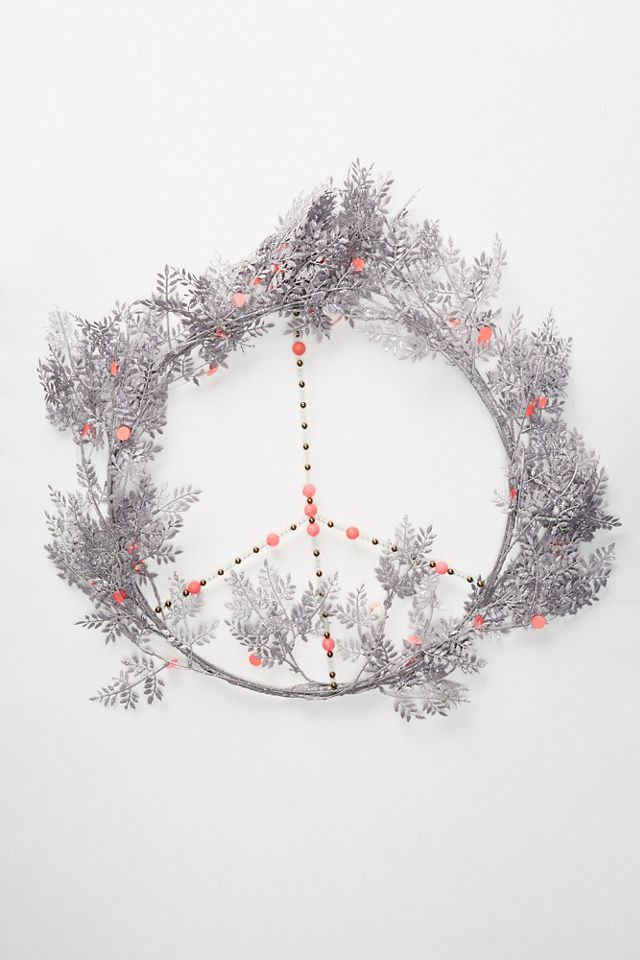 Metal Peace Wreath #1