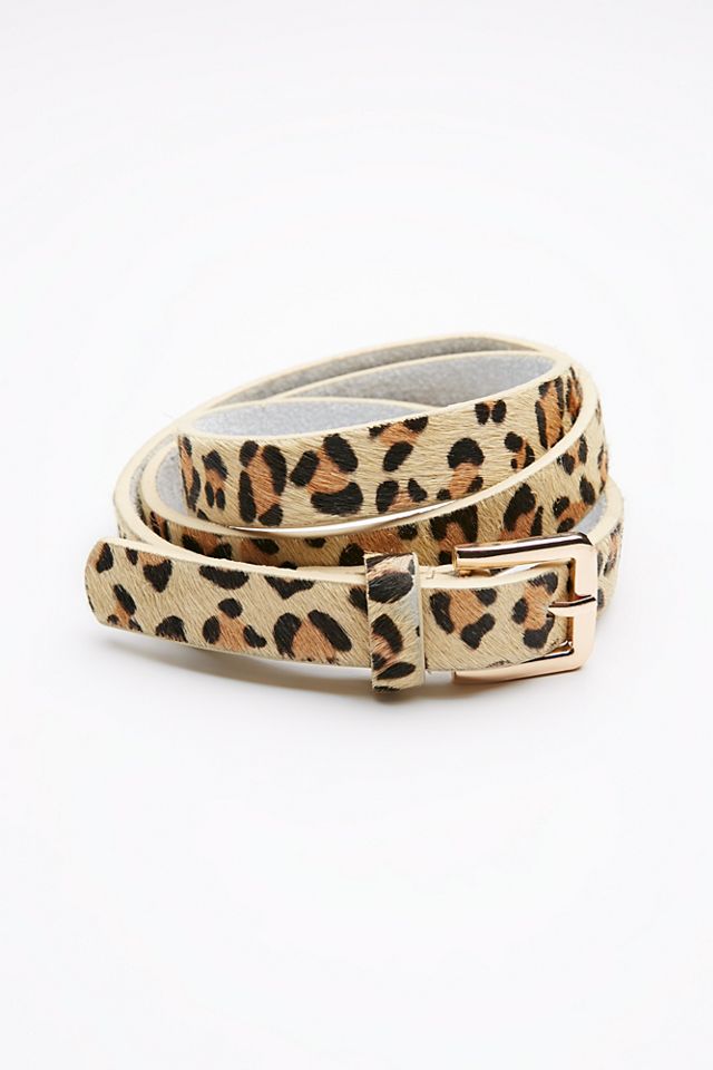 Slim Cheetah Belt | Free People