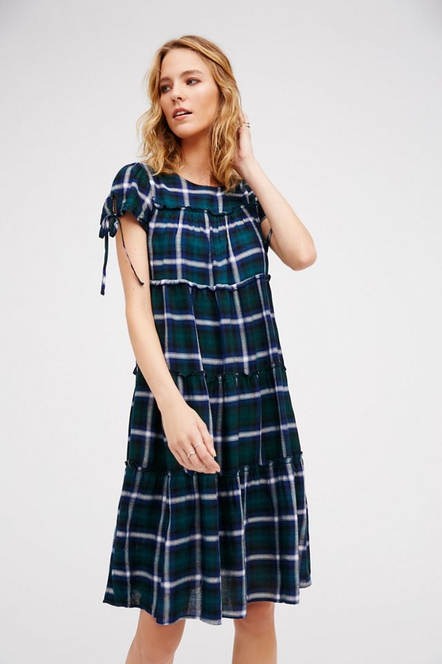 Walk The Line Plaid Midi | Free People