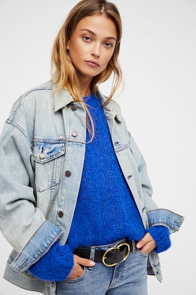 Free people 2025 denim jacket