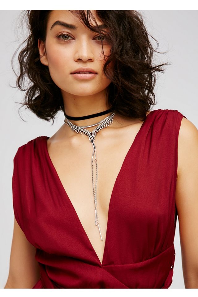 Florence Velvet Choker Bolo