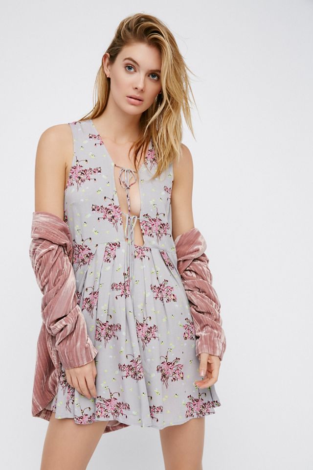 Lovely Day Printed Tie Tunic