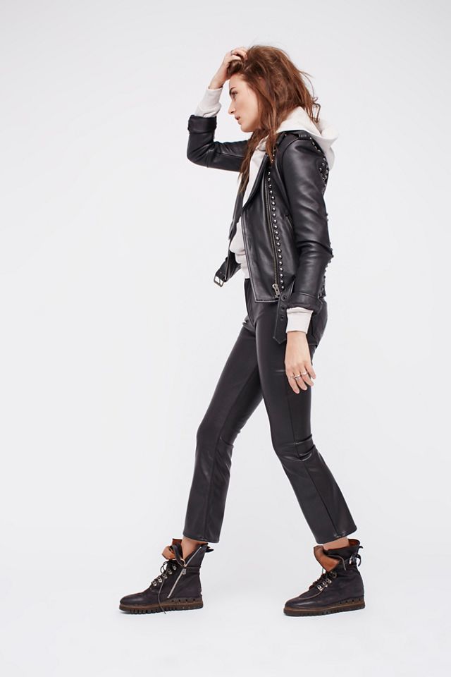 The Insider Vegan Leather Crop  #2