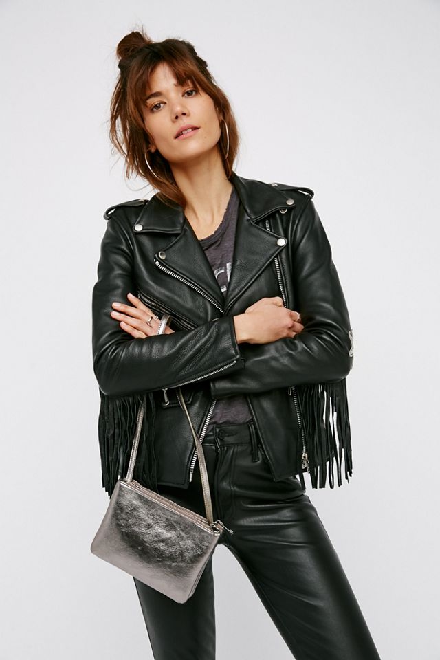 Downtown Double Zip Crossbody