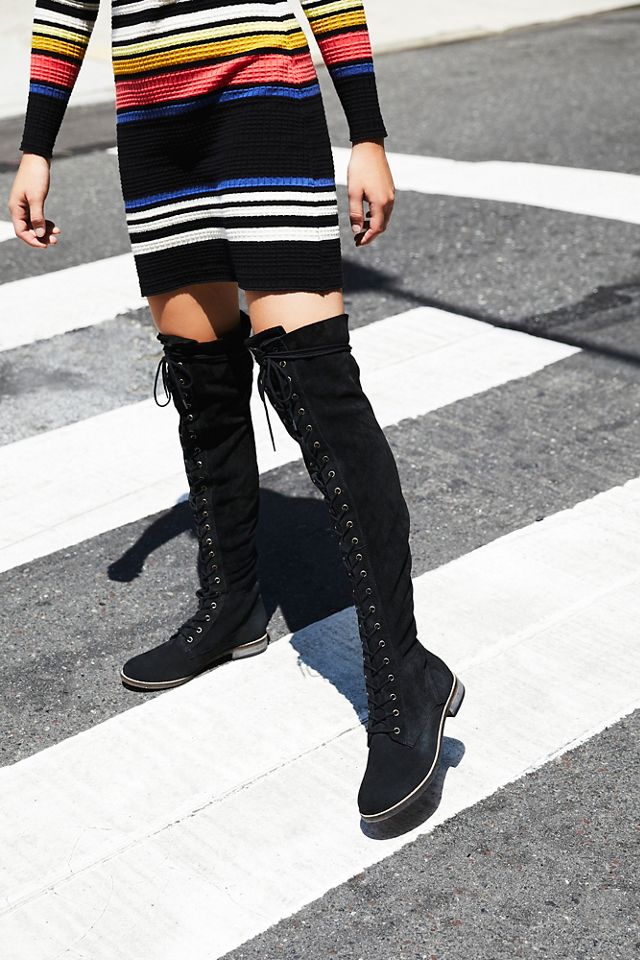 Free people knee high boots hotsell