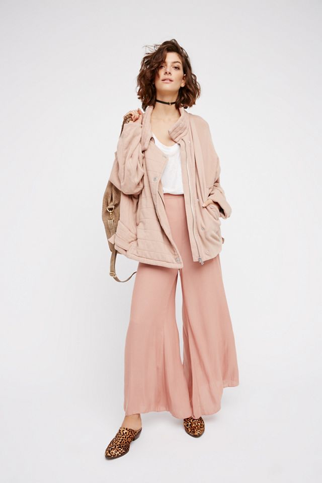 Oversized Knit Quilted Jacket #5